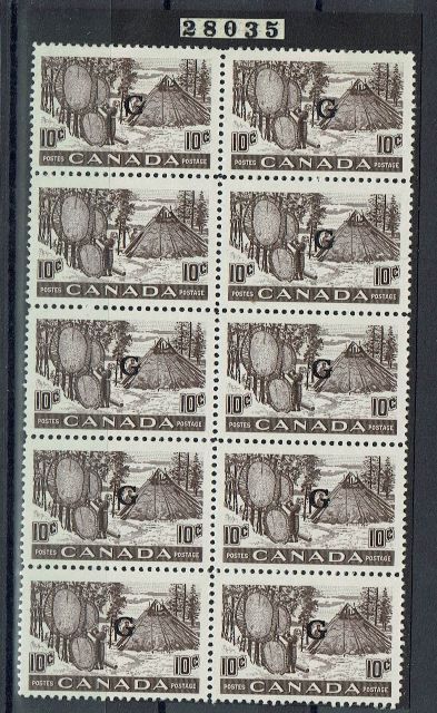 Image of Canada SG O191/O191a UMM British Commonwealth Stamp